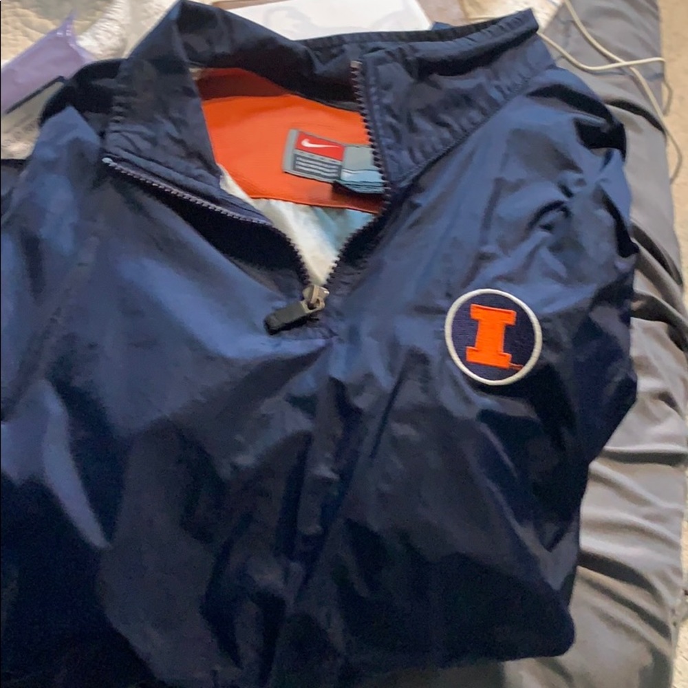 Vintage Nike Illinois Windbreaker